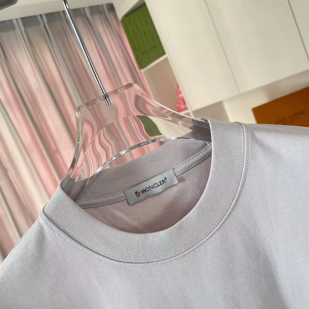 Moncle* 2025 New Arrival logo 300 t Same Style Size：S M L XL XXL ：Black White Pink Gray
